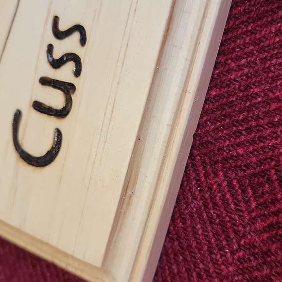 Funny pyrography sign - Picture 4 of 5